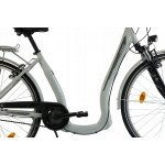 Mestský bicykel 28" 7 prevodový SPRICK Zündapp s nízkym nástupom hliníkový rám: 18" Strieborná